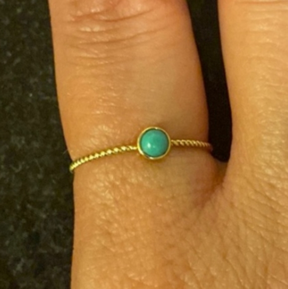 THE LAST LINE Turquoise ring 14k - Picture 4 of 11